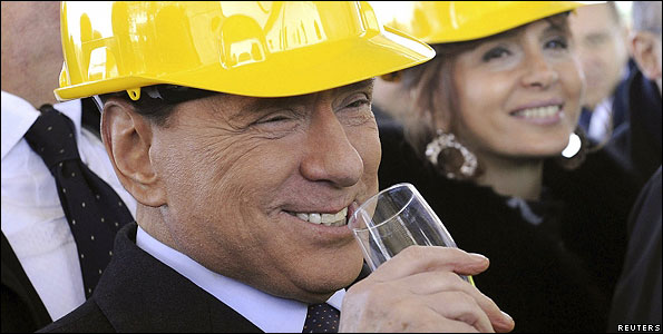 Italian PM Silvio Berlusconi, 10 Dec 10