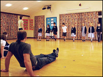 The Demon Barbers at Oxon school