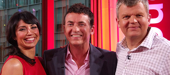 Shane Richie with Adrian and Christine