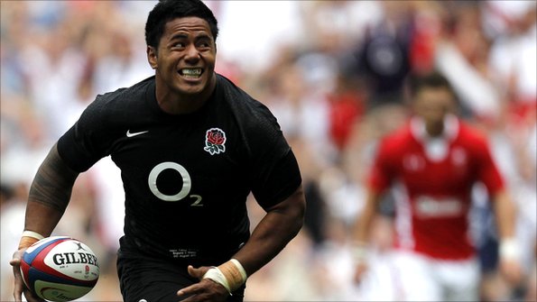 Manu Tuilagi celebrating