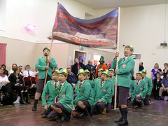 Scathing political satire possibly