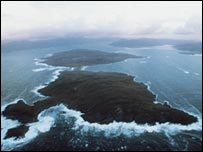 Taransay from the air