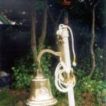 Bell from German ship captured in waters around Crete in 1943.