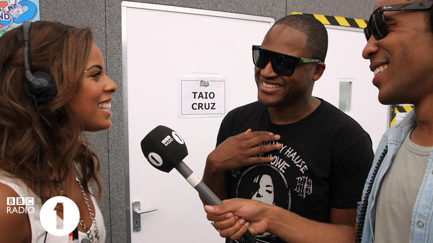 Rochelle, Taio Cruz and Reggie