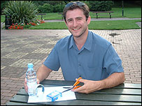 Norfolk astronomer Mark makes a rocket