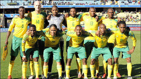 Booth was South Africa's only white player during the Confederations Cup