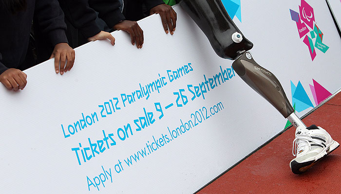 International Paralympic Day in Trafalgar Square in central London on Thursday 8 September 2011.