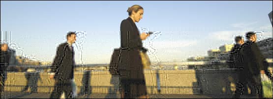  Walking across London Bridge