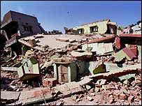 Devastation in Bhuj after the earthquake