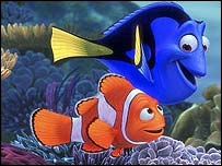Cena de 'Procurando Nemo'