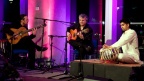Eduardo Niebla live at Pacific Quay. Photo by Sean Purser.