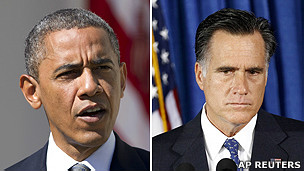 奧巴馬，羅姆尼