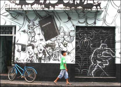 Một tụ điểm chơi games ở Parintins