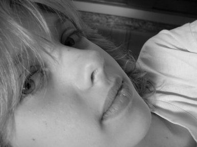 Portrait in black and white