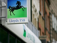 Lloyds bank sign