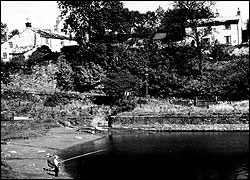 Moss and Gamble ponds, Foxhill in Sheffield, 1960s