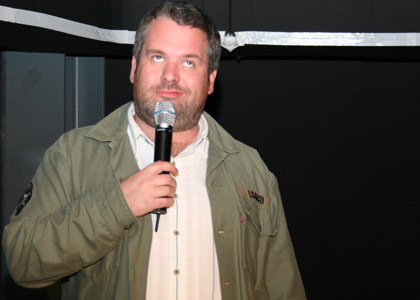 Chris Moyles karaoke at Abertay Uni