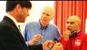 Alex James with Peter Snow and Goldie 