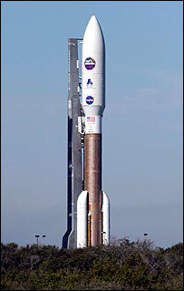 موشک حامل سفينه فضايی افق های جديد، ناسا