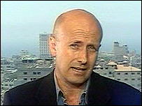 BBC reporter Alan Johnstone