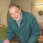 Philip one of the volunteer model makers at the Nothe Fortthe Nothe Fort, 2005.