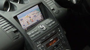 An in-car sat nav