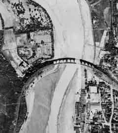 Damage to a railway viaduct on the Dortmund - Hagan line