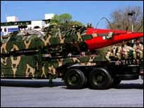 درمیانے فاصلے تک مار کرنے والا غوری میزائل