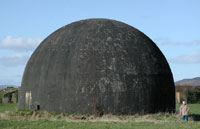 AA Training dome. Note figure for scale on the right