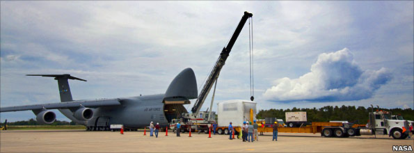 The AMS arrives at Kennedy