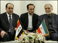  نوری المالکی اورر ایران کے نائب صدر پرویز داؤدی