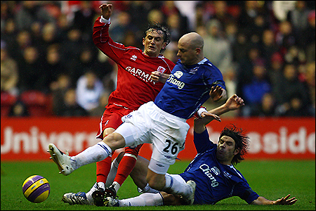 Tuncay Sanli of Middlesbrough