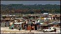 The black township if Cross Road in Cape Town, South Africa, 1994