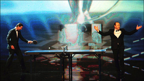 Rafael Nadal and Kevin Spacey