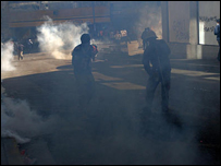 Protestos em La Paz