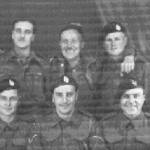 Fred (bottom right) during training at Ludgershall 1941