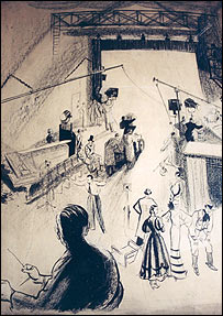 One of Harry's sketches (c) The Rutherford Estate