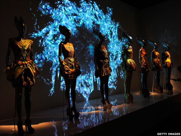 'Alexander McQueen: Savage Beauty' Costume Institute exhibition at The Metropolitan Museum of Art on 2 May