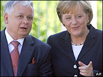 Merkel ve Kaczynski
