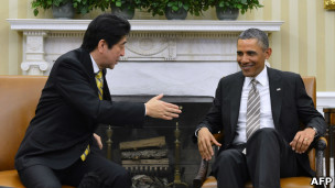 安倍访美