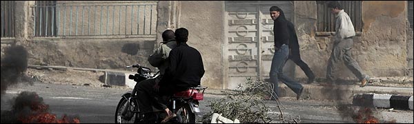Tyres on flame after protests in Syria