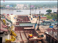 Một phần dự án đại lộ Đông - Tây