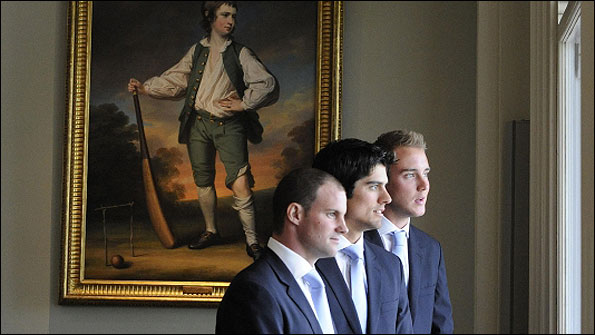 Andrew Strauss, Alastair Cook, Stuart Broad