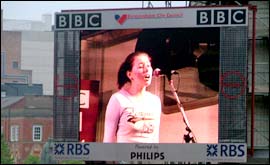 BBC Big Screen in Manchester