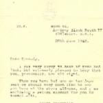 DCK Letter From Admiralty