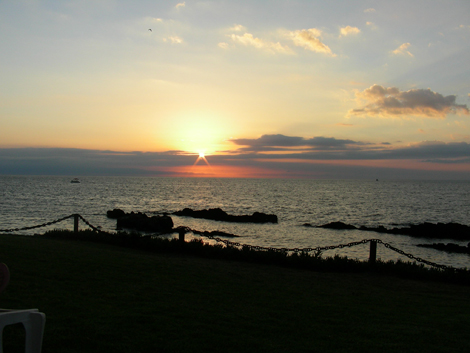 Sunset at Punta del Este, Uruguay.
