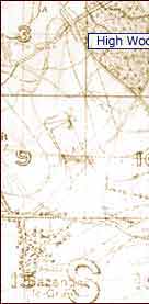 New Zealand Memorial - map of the battleground at the time of the Somme