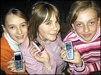 Hannah, Caroline and Becky