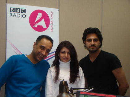 Bhagyashree with Raj & Pablo