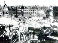 Goose Fair on Old Market Square c.1906
